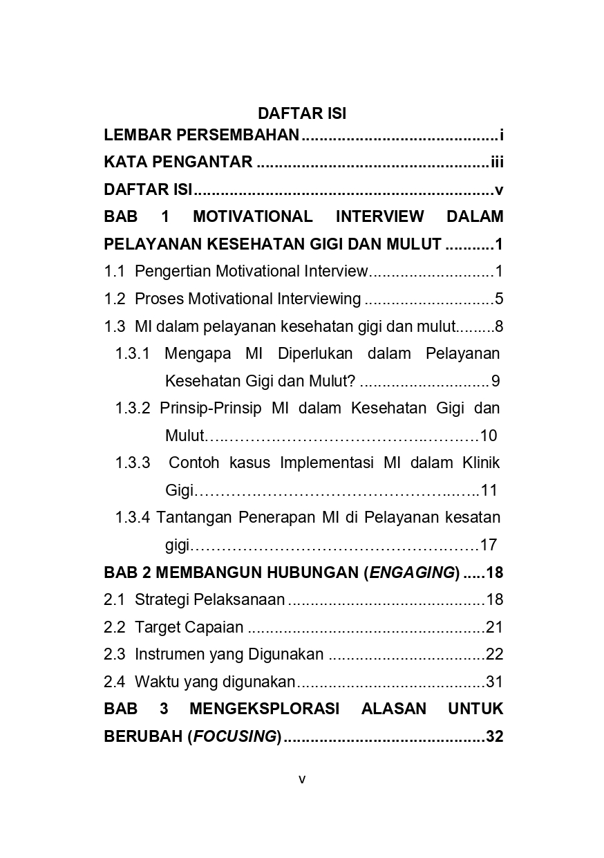 Cover Product Motivational Interview (MI) Kesehatan Gigi dan Mulut Pada Remaja